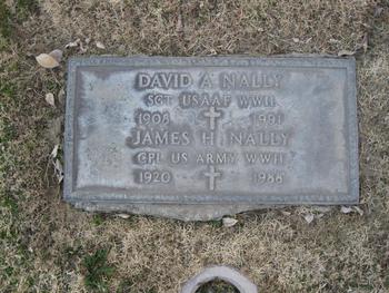 Nally, David Angelo gravesite