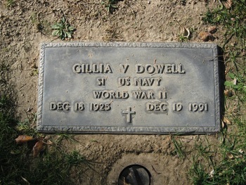 Dowell, Jr. Gillia Valentine gravesite