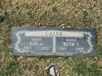 Caler, Raymond James gravesite