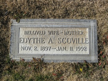 Scoville, Edythe Alene gravesite