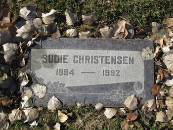 Christensen, Sudie Belle gravesite