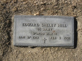 Hill, Edward Shelby gravesite