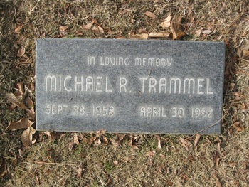 Trammel, Michael Richard gravesite