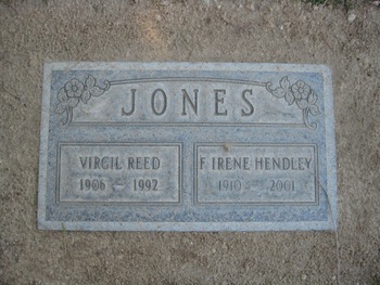 Jones, Virgil Reed gravesite