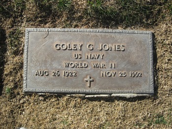 Jones, Goley Granville gravesite