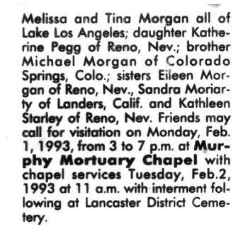 Morgan, Dennis Allen obituary