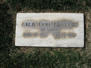 Edwards, Cecil Earl gravesite