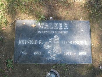 Walker, Johnnie Ray gravesite