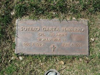 Navarro, Sotero Garza gravesite