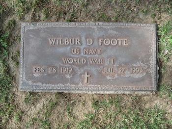 Foote, Wilbur Dan gravesite