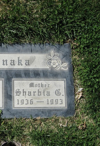 Tanaka, Sharbia Gilles gravesite