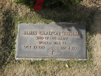 Tatham, James Carlton gravesite