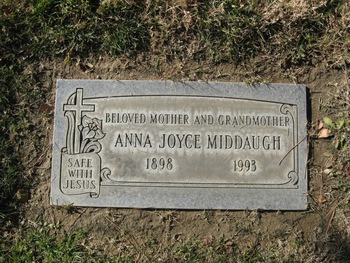 Middaugh, Anna Joyce gravesite