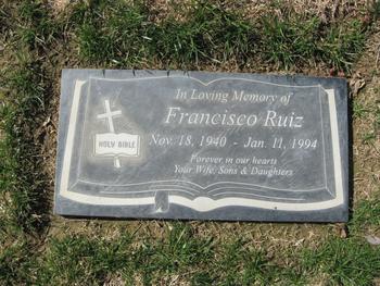 Ruiz, Francisco Munoz gravesite