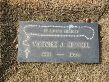 Krinkel, Victoire Joanne gravesite