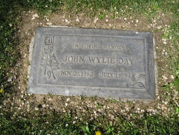 Day, John Wylie gravesite
