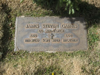 Gaines, James Steven gravesite