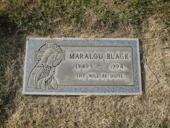 Black, Maralou gravesite