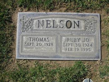 Nelson, Ruby Jo gravesite