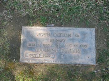 Oltion, John gravesite