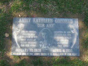 Goforth, Amily Kathleen ('Amy') gravesite