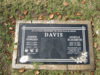 Davis, Joseph Edward gravesite