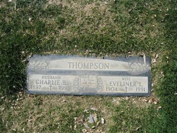 Thompson, Charlie B gravesite