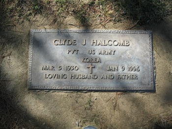 Halcomb, Jr. Clyde Edward gravesite