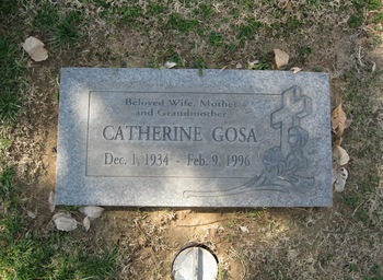 Gosa,   Catherine gravesite