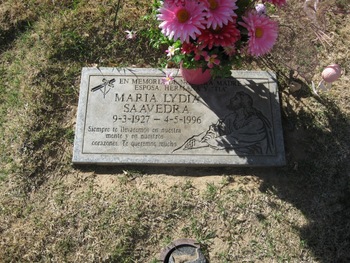 Saavedra, Maria Lidia gravesite