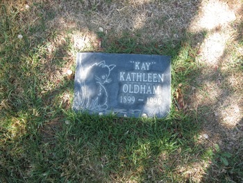 Oldham, Kathleen Leonora ('Kay') gravesite