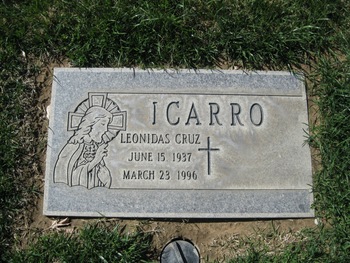 Icarro, Leonidas Cruz gravesite