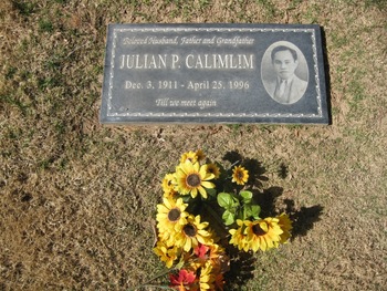 Calimlim, Julian Pave gravesite