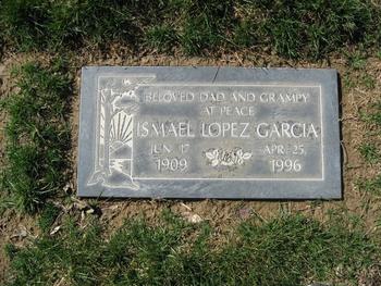 Garcia, Ismael Lopez gravesite