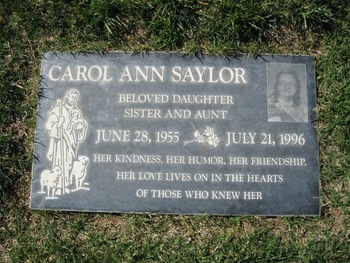 Saylor, Carol Ann gravesite
