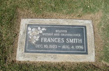 Smith, Frances gravesite