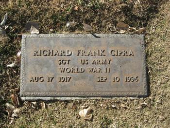 Cipra, Richard Frank gravesite
