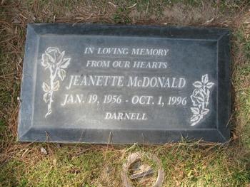 Darnell, Jeanette gravesite