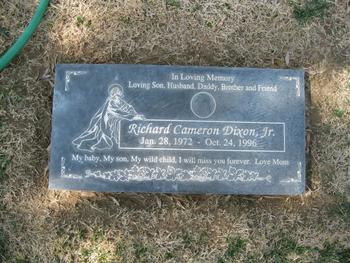 Dixon, Jr Richard Cameron gravesite
