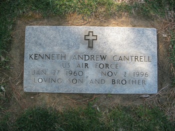 Cantrell, Kenneth Andrew gravesite