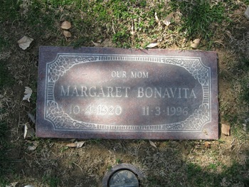 Bonavita, Margaret gravesite