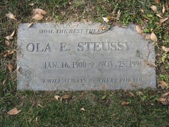 Steussy, Ola Elizabeth gravesite