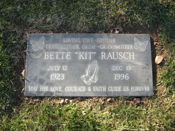 Rausch, Bette Beatrice ('Kit') gravesite