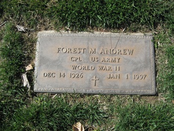 Andrew, Forest Marcellus gravesite