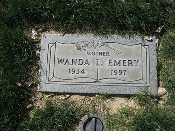 Emery, Wanda Lucille gravesite