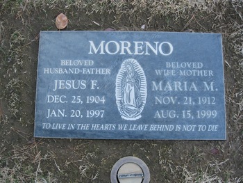 Moreno, Jesus Flores gravesite