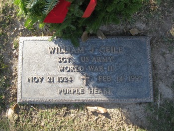 Geile,   William Joseph gravesite