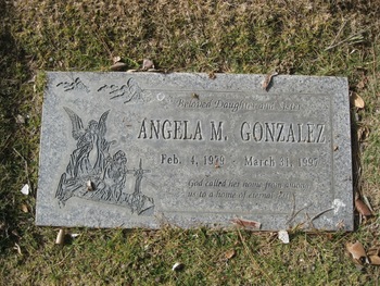 Gonzalez, Angela Marie gravesite