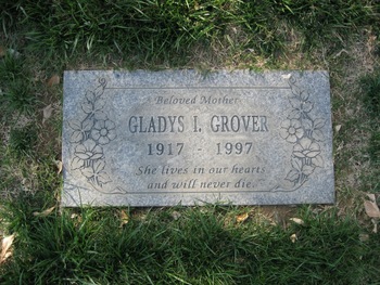 Grover, Gladys Irene gravesite