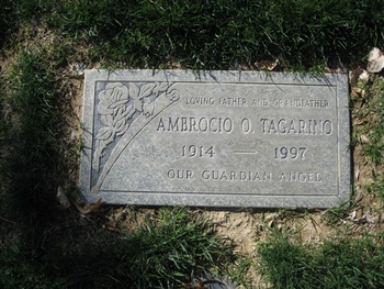 Tagarino,   Ambrocio O. gravesite